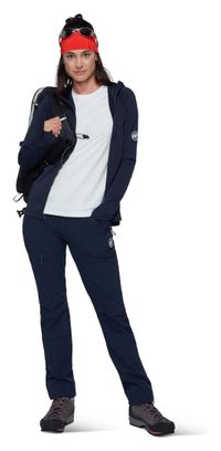 Polaire Mammut Taiss Hooded Bleu Femme