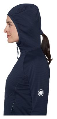Polaire Mammut Taiss Hooded Bleu Femme