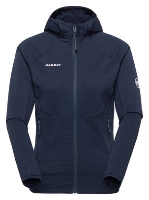 Polaire Mammut Taiss Hooded Bleu Femme