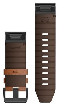 Garmin QuickFit 26 mm lederen band Bruin Kastanje