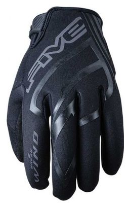 Par de guantes de invierno Five Windbreaker Negro