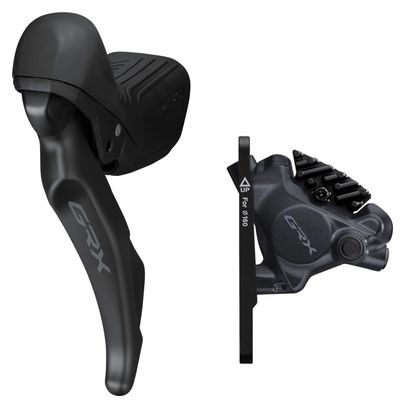Shimano ST-RX610 / BR-RX410 Left Front Shift Lever, 2x12-speed, Black