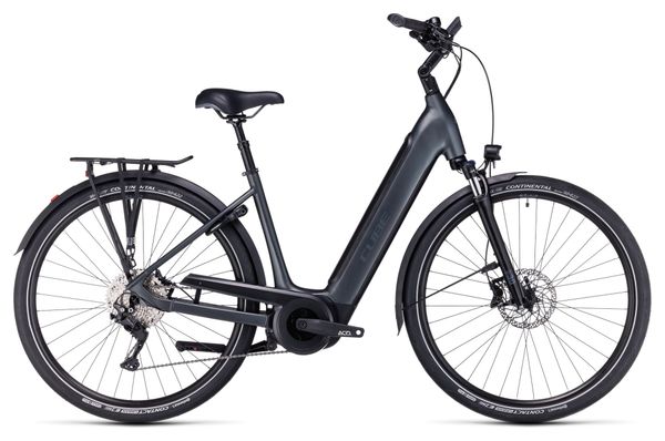 Vélo de Ville Électrique Cube Supreme Sport Hybrid Pro 500 Easy Entry Shimano Deore 10V 500 Wh 26'' Gris Anthracite 2024