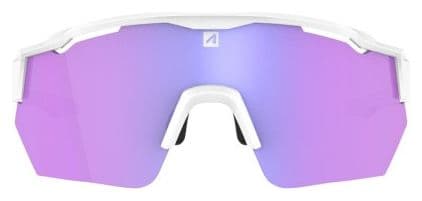 AZR Race RX White/Purple Goggle Set + Clear Screen