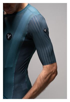 Maillot Manches Courtes LeBram Race Ultralight Vert Anglais