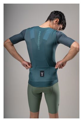 Maillot Manches Courtes LeBram Race Ultralight Vert Anglais
