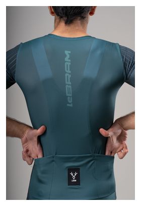 Maillot Manches Courtes LeBram Race Ultralight Vert Anglais