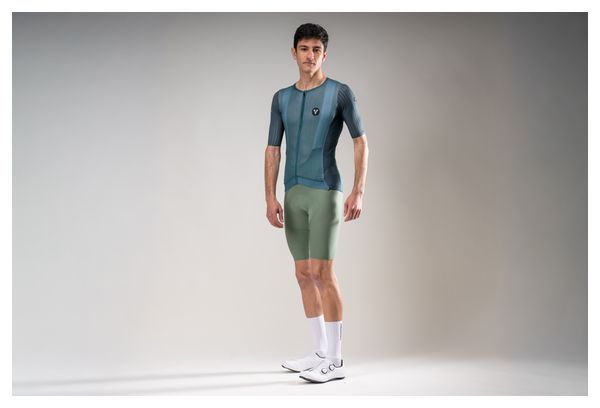 Maillot Manches Courtes LeBram Race Ultralight Vert Anglais