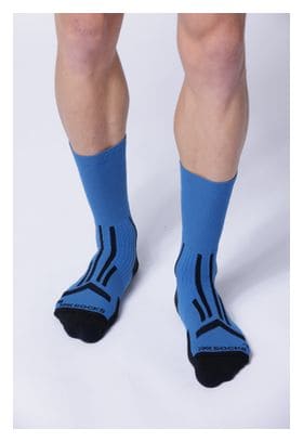 Chaussettes X-Socks Trail Perform Crew Bleu/Noir