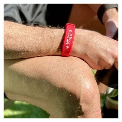 Bracelet OUTDOOR - Contient vos informations vitales et contacts d'urgence