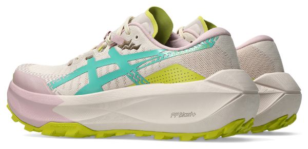 Scarpe Trail Asics Trabuco Max 5 Beige/Rosa/Verde Donna