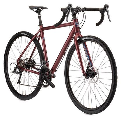 Bicicleta de Grava Kona Rove AL 700 Shimano Claris 8V 700 mm Rojo / Morado 2022