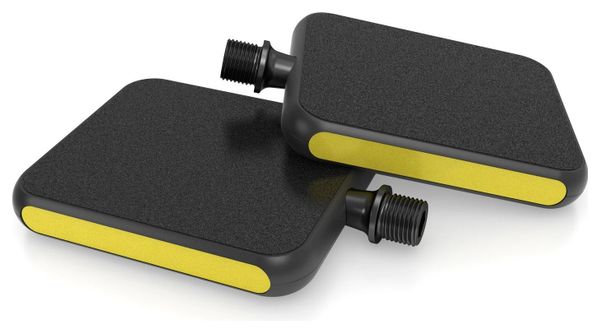 Urban Reflex Yellow Motorcycle Flat Pedals