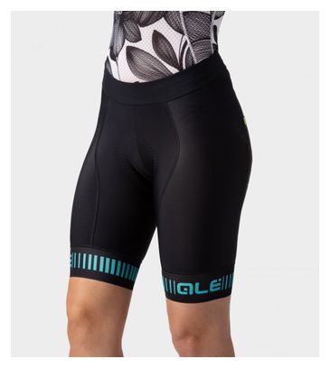 Alé Strada Women's Bibtights Black/Turquoise Blue