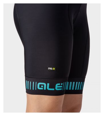Alé Strada Women's Bibtights Black/Turquoise Blue