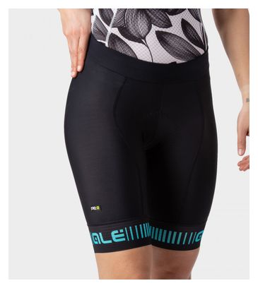 Alé Strada Women's Bibtights Black/Turquoise Blue