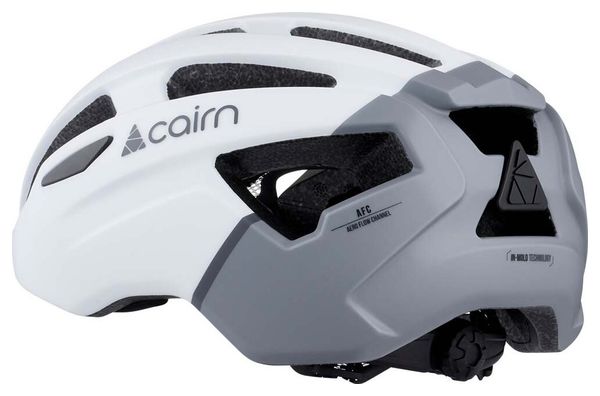 Cairn PRISM II Casco Unisex Bianco/Grigio S (52-55 cm)