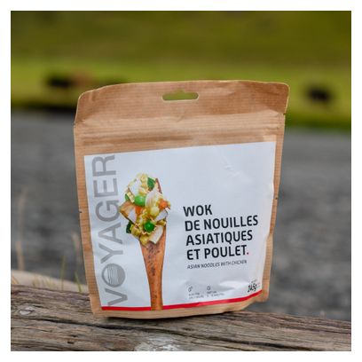 Voyager Wok di tagliatelle asiatiche e pollo liofilizzato 145g