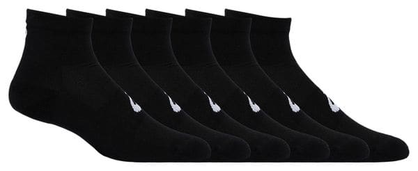 Asics Quarter Socks x6 Black Unisex