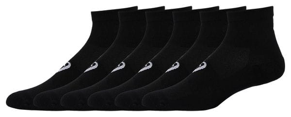 Asics Quarter Socks x6 Black Unisex