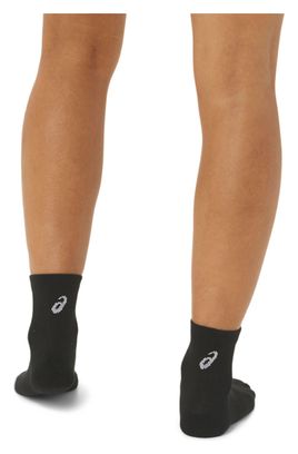 Asics Quarter Socks x6 Black Unisex