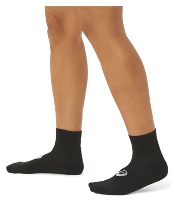 Asics Quarter Socks x6 Black Unisex