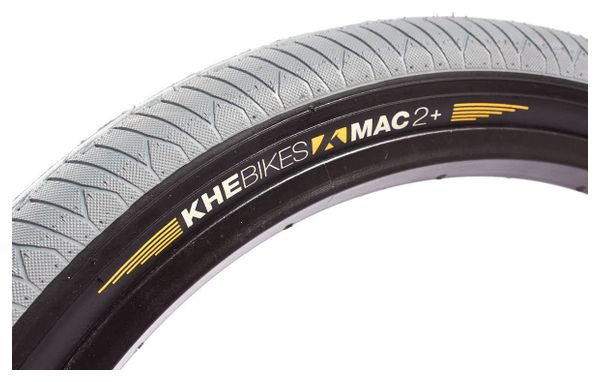 2x pneus BMX KHE MAC2+ 20 pouces x 2 30 pouces gris
