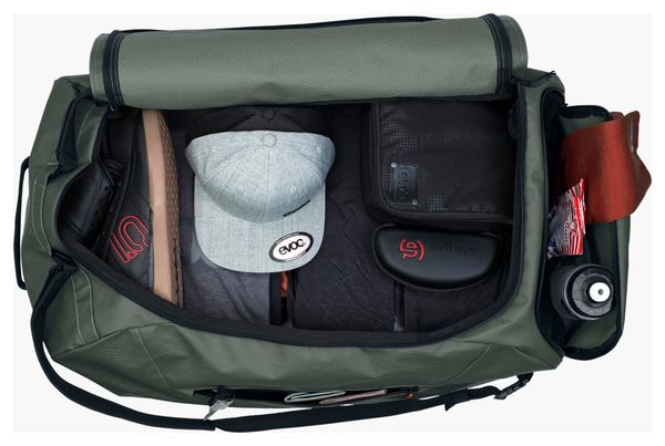 Bolsa de viaje Evoc Duffle Bag 100L, color oliva oscuro