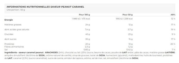 Boîte Protein Crisp Bar (24x50g) - Go On Nutrition - Peanut Caramel -  Barres Protéinées