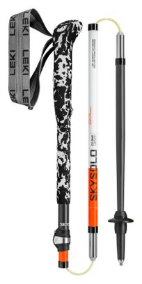 Bâtons de Randonnée Pliables Leki Skysolo FX.One Carbon Orange/Blanc