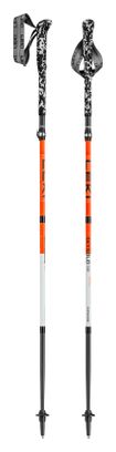 Bâtons de Randonnée Pliables Leki Skysolo FX.One Carbon Orange/Blanc