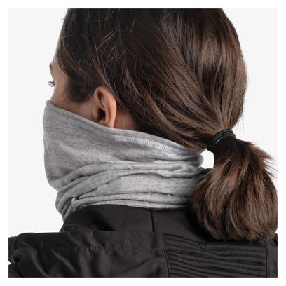 Buff Merino Lightweight Choker Light Grey