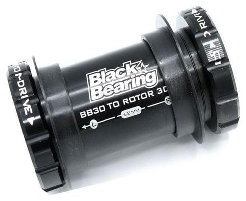 Scatola movimento centrale Black Bearing da avvitare per Press Fit 42 Asse 30/28 mm