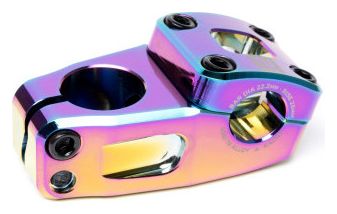 Top Load Radio Bikes Neon Pro 22.2mm Violet OilSlick BMX stem