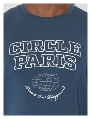 T-shirt Circle Iconic Circle Paris Bleu Homme
