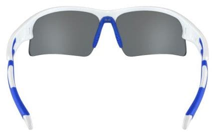 AZR Huez white varnished/blue eyewear set + 1 clear lens