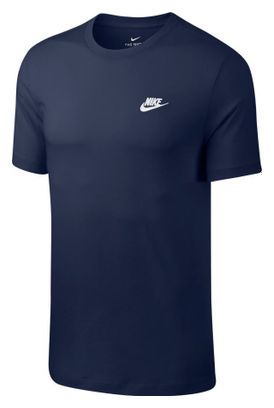 Tee Shirt Manches courtes Nike Sportswear Club Bleu foncé