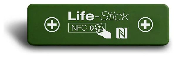 Autocollant LifeStick RIDE - Contient vos informations vitales et contacts d'urgence