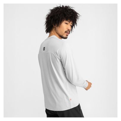 T-shirt randonnée manches longues homme Zion Gris
