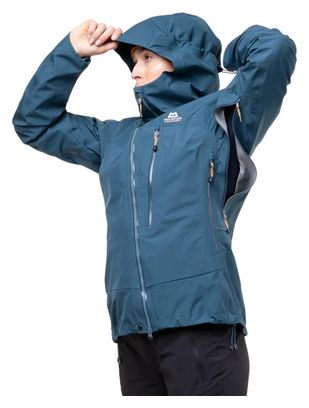 Mountain Equipment Makalu Waterdichte Jas Dames Blauw 