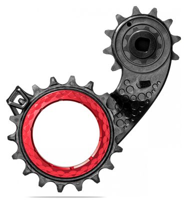 AbsoluteBlack Hollowcage Screed for Sram AXS e-Tap 12 S Red
