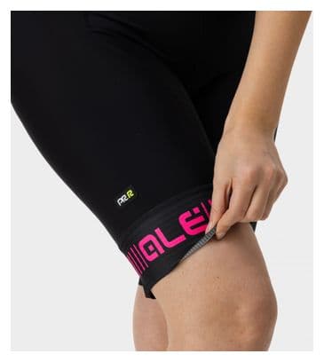 Alé Strada Black/Fluorescent Pink Women's Strapless Shorts