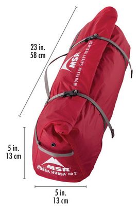 MSR Hubba Hubba HD 2 2-Person Tent, Green