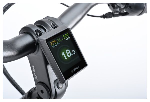 Winora Sinus R8Ef Wave Shimano Nexus Strap 8V 500 Wh 650b Grijs Blauw 2023 Elektrische Stadsfiets