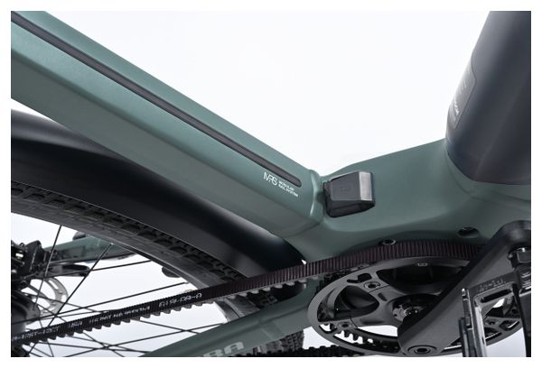 Winora Sinus R8Ef Wave Shimano Nexus Strap 8V 500 Wh 650b Grijs Blauw 2023 Elektrische Stadsfiets