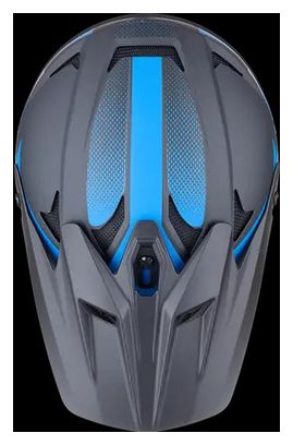 Cairn X Track full-face helmet Matte Black/Blue (TU)