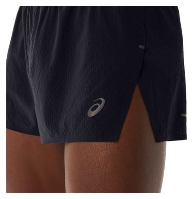 Asics Metarun Split Shorts Schwarz Herren