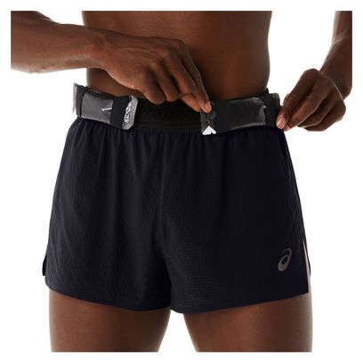 Asics Metarun Split Shorts Schwarz Herren