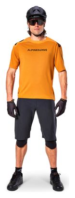 Maillot Manches Courtes Alpinestars A-Aria Polartec Switch Jaune