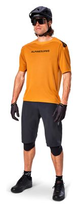 Maillot Manches Courtes Alpinestars A-Aria Polartec Switch Jaune